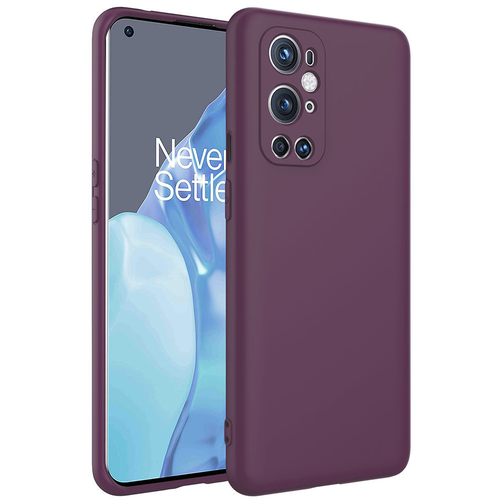 One Plus 9 Pro Kılıf Zore Mara Lansman Kapak - Koyu Mor