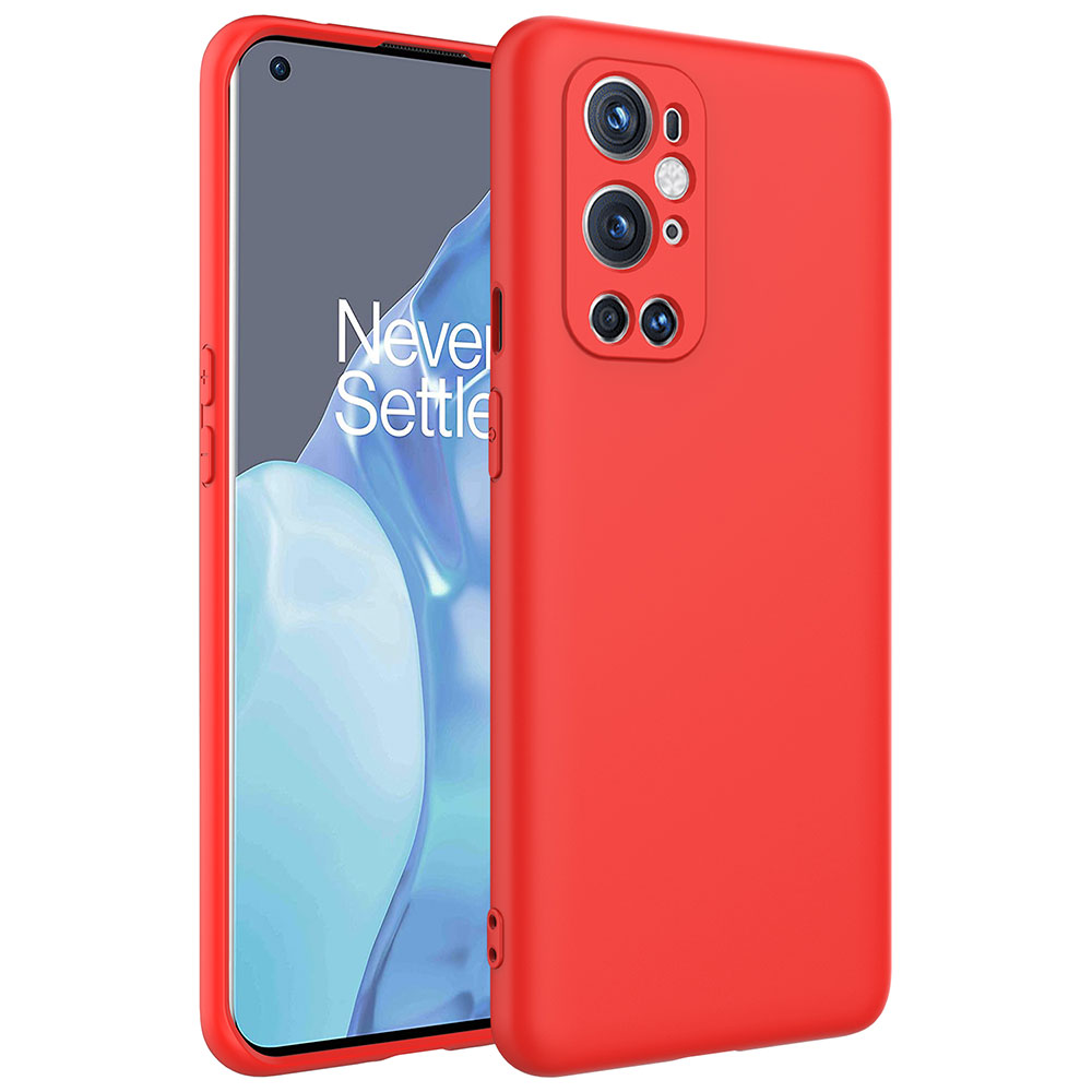 One Plus 9 Pro Kılıf Zore Mara Lansman Kapak - Kırmızı