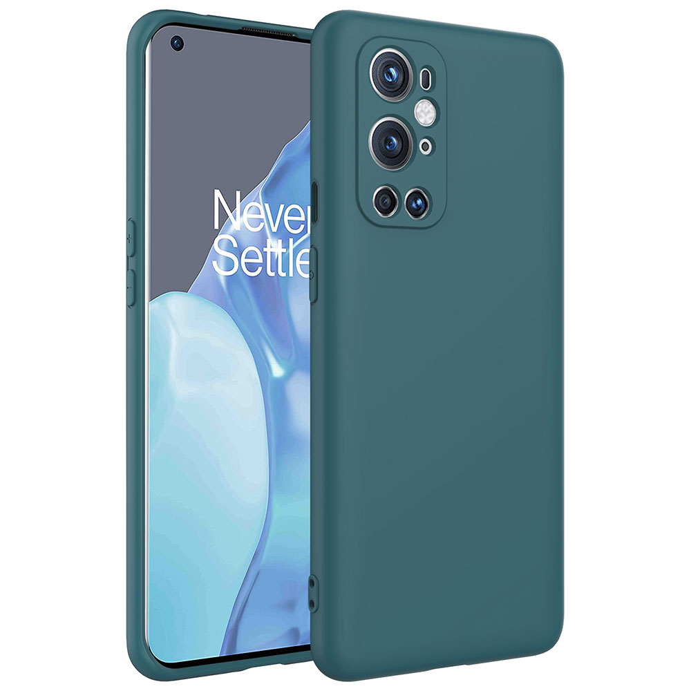 One Plus 9 Pro Kılıf Zore Mara Lansman Kapak - Koyu Yeşil
