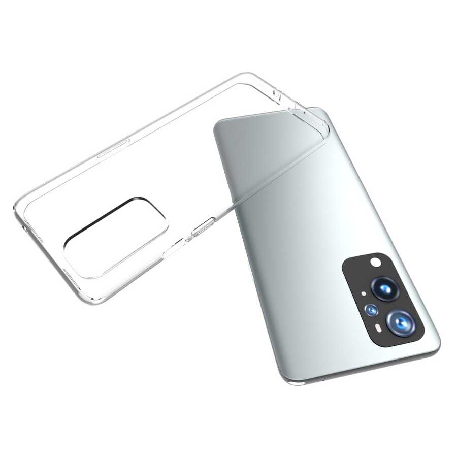 One Plus 9 Pro Kılıf Zore Süper Silikon Kapak - Renksiz