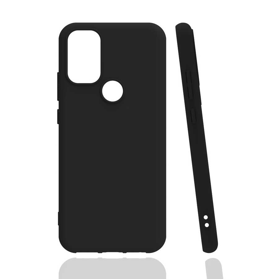 One Plus Nord N10 5G Kılıf Zore Biye Silikon - Siyah