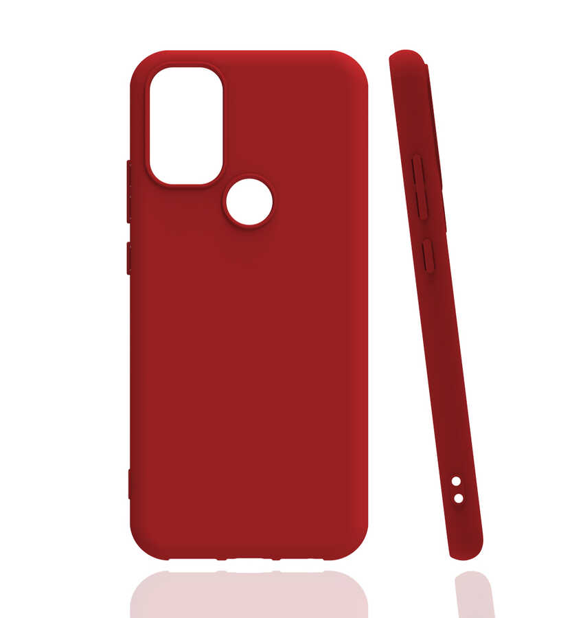 One Plus Nord N10 5G Kılıf Zore Biye Silikon - Kırmızı