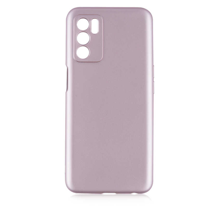 Oppo A16 Kılıf Zore Premier Silikon Kapak - Rose Gold
