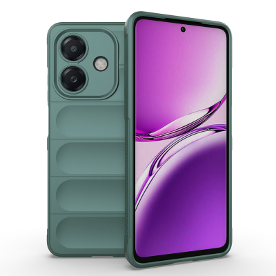 Oppo A3 Case Flexible TPU Hollow Back Surface Design Zore Etnik Silicone Cover - Zore