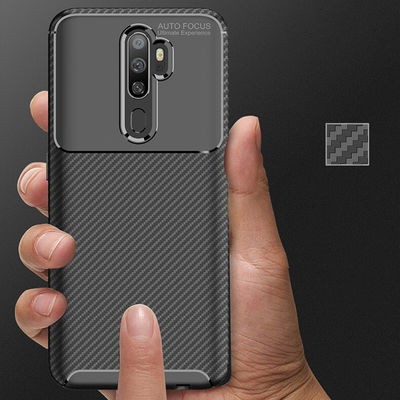 Oppo A5 2020 Case Zore Negro Silicon Cover - 3