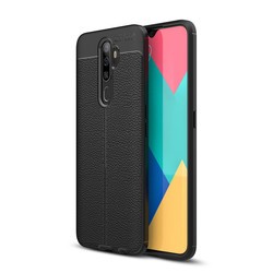 Oppo A5 2020 Kılıf Zore Niss Silikon Kapak Siyah