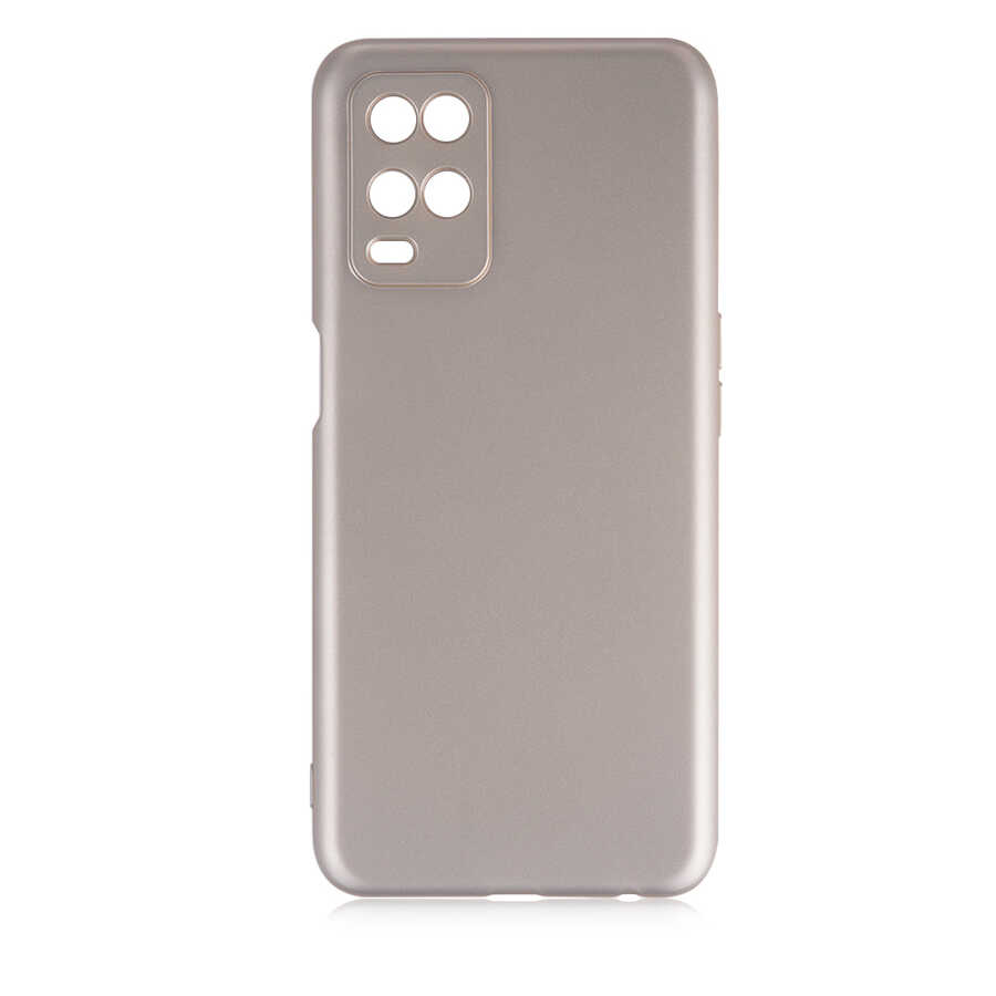 Oppo A54 4G Kılıf Zore Premier Silikon Kapak - Gold