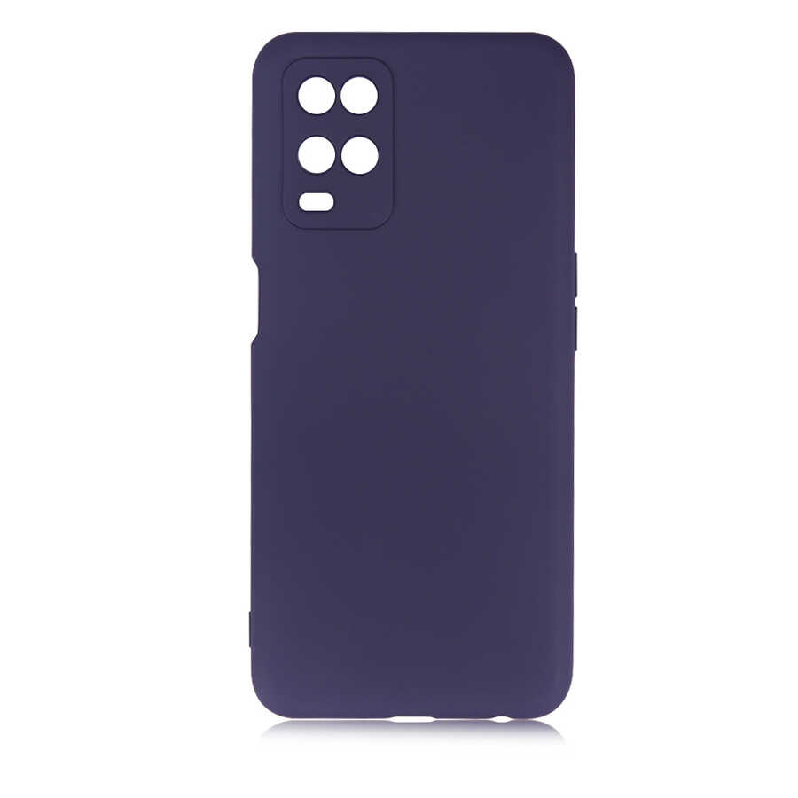 Oppo A54 4G Kılıf Zore Premier Silikon Kapak - Lacivert