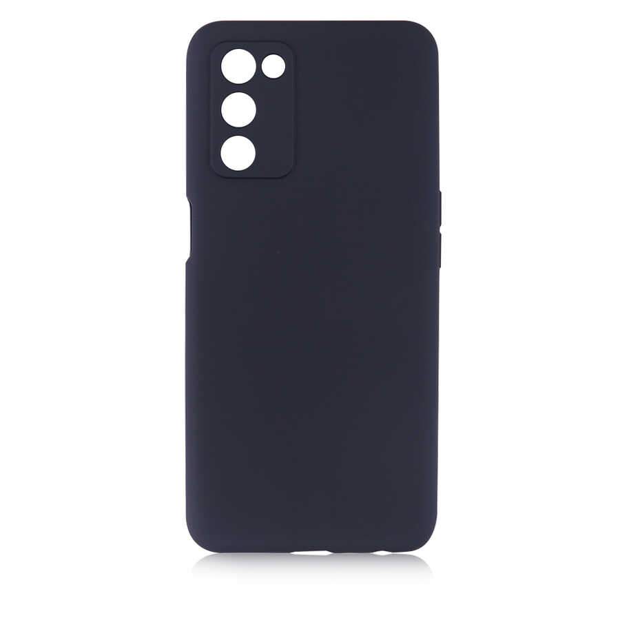 Oppo A55 5G Kılıf Zore Premier Silikon Kapak - Siyah