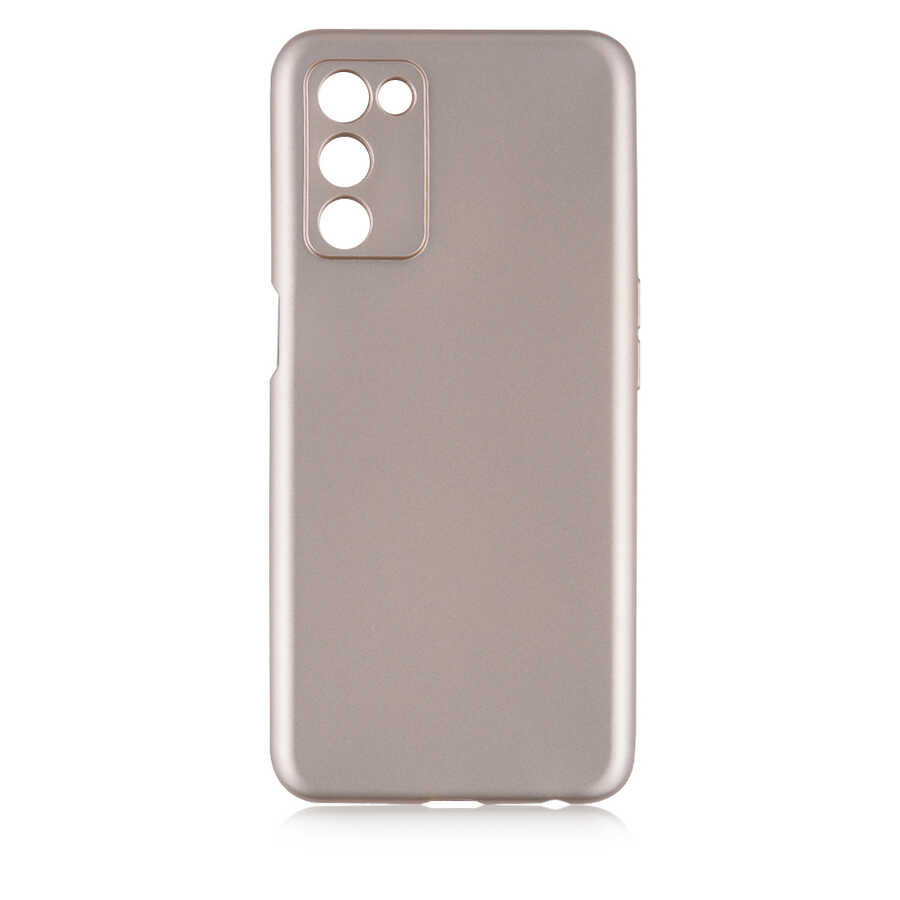 Oppo A55 5G Kılıf Zore Premier Silikon Kapak - Gold