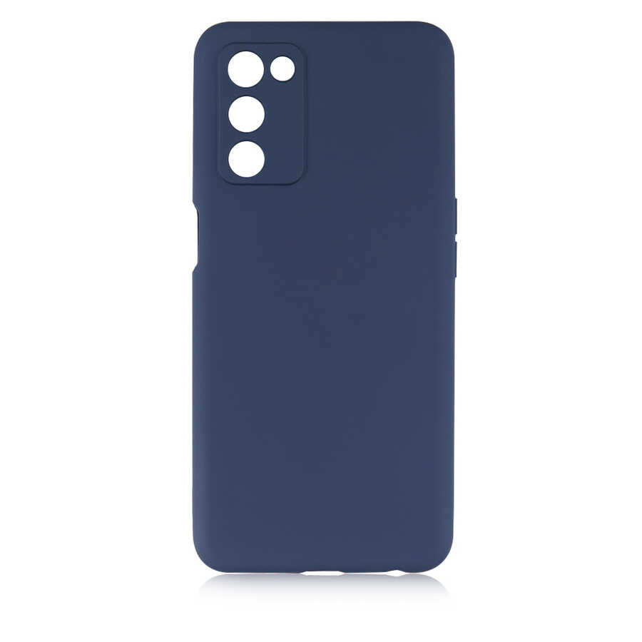 Oppo A55 5G Kılıf Zore Premier Silikon Kapak - Lacivert