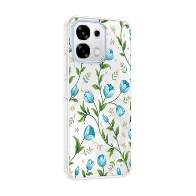 Oppo A6 Pro Case with Camera Protector, Patterned Zore Clip Cover - 5