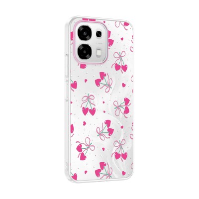 Oppo A6 Pro Case with Camera Protector, Patterned Zore Clip Cover - 7
