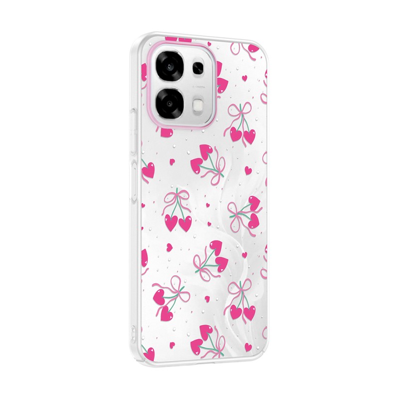 Oppo A6 Pro Case with Camera Protector, Patterned Zore Clip Cover - 7