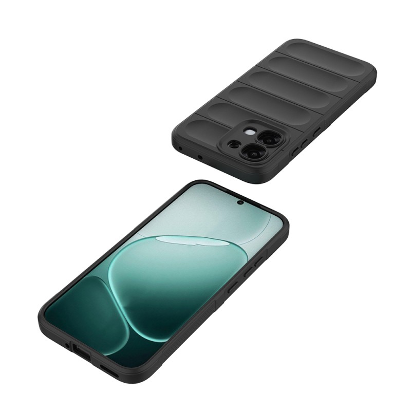 Oppo A6 Pro Kılıf Esnek TPU Oyuklu Arka Yüzey Tasarımlı Zore Etnik Silikon Kapak - 6
