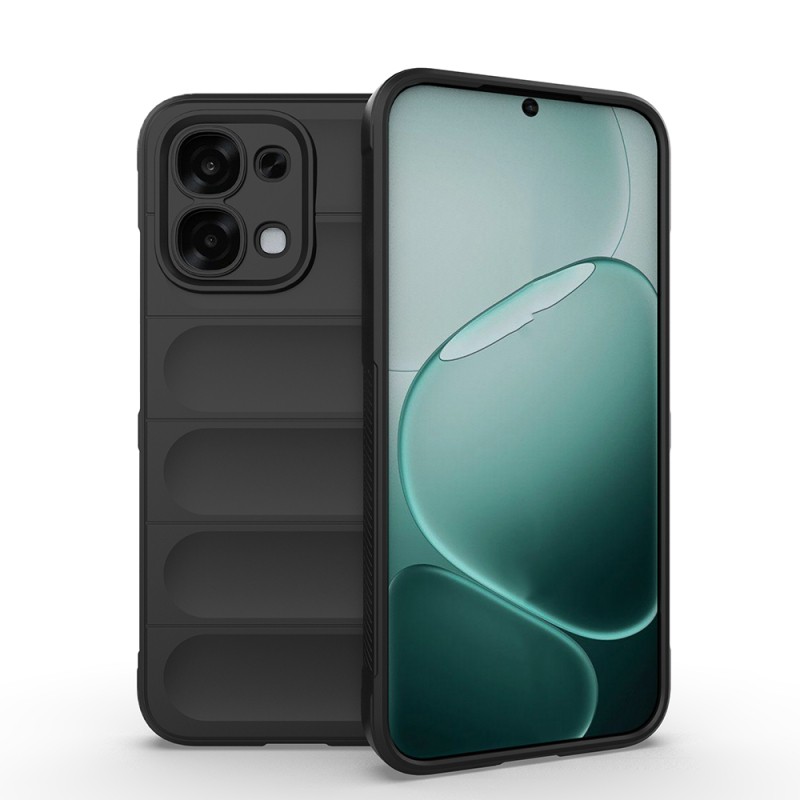 Oppo A6 Pro Kılıf Esnek TPU Oyuklu Arka Yüzey Tasarımlı Zore Etnik Silikon Kapak - 2
