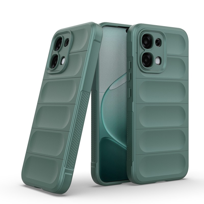 Oppo A6 Pro Kılıf Esnek TPU Oyuklu Arka Yüzey Tasarımlı Zore Etnik Silikon Kapak - 13