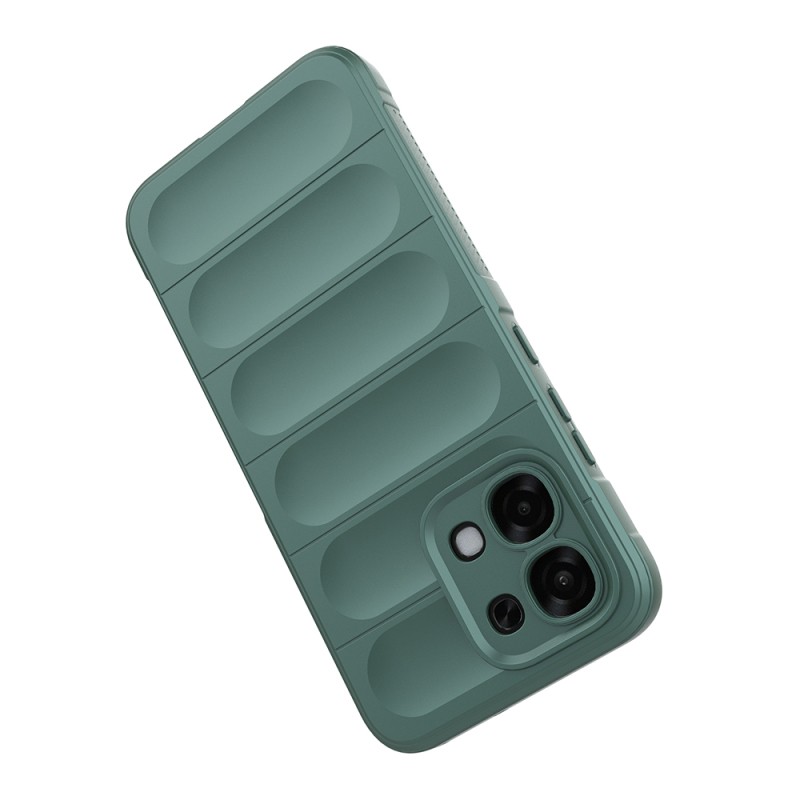 Oppo A6 Pro Kılıf Esnek TPU Oyuklu Arka Yüzey Tasarımlı Zore Etnik Silikon Kapak - 15