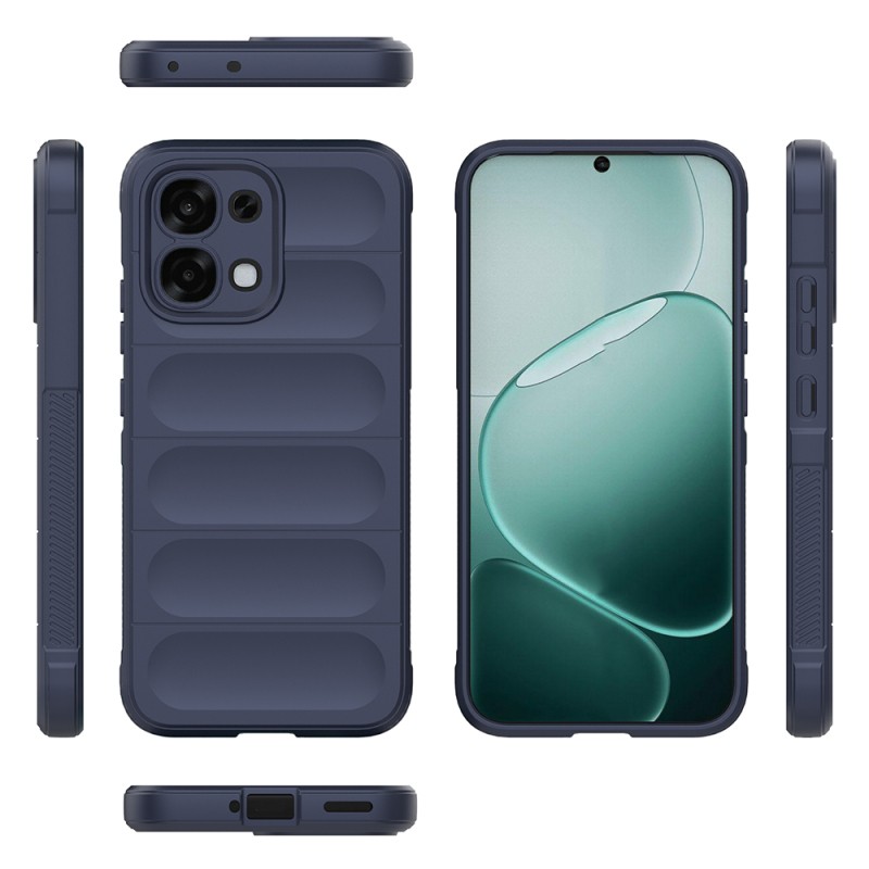 Oppo A6 Pro Kılıf Esnek TPU Oyuklu Arka Yüzey Tasarımlı Zore Etnik Silikon Kapak - 23