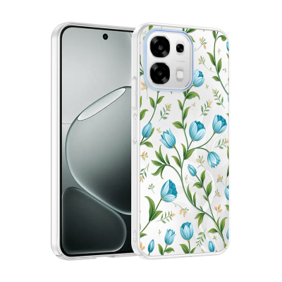 Oppo A6 Pro Kılıf Kamera Korumalı Desenli Zore Klip Kapak - Zore
