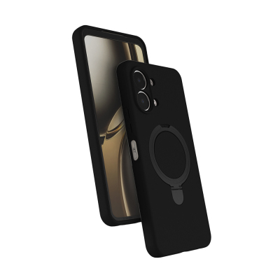 Oppo A6 Pro Kılıf M-safe Şarj Özellikli Standlı Zore Samara Kapak - Zore