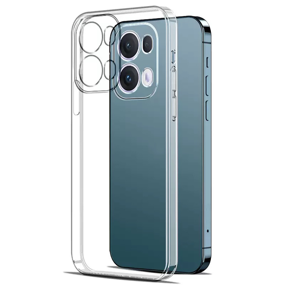 Oppo A6 Pro Kılıf Zore Süper Silikon Kapak - Şeffaf