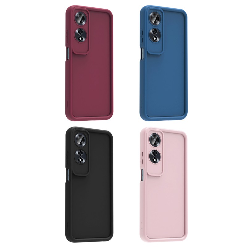 Oppo A60 Case Camera Protection Zore Ananas Cover - 14