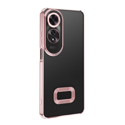 Oppo A60 Case Camera Protection Zore Omega Cover Showing Logo - 8