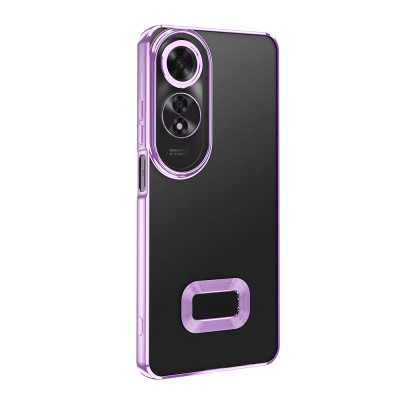 Oppo A60 Case Camera Protection Zore Omega Cover Showing Logo - 9