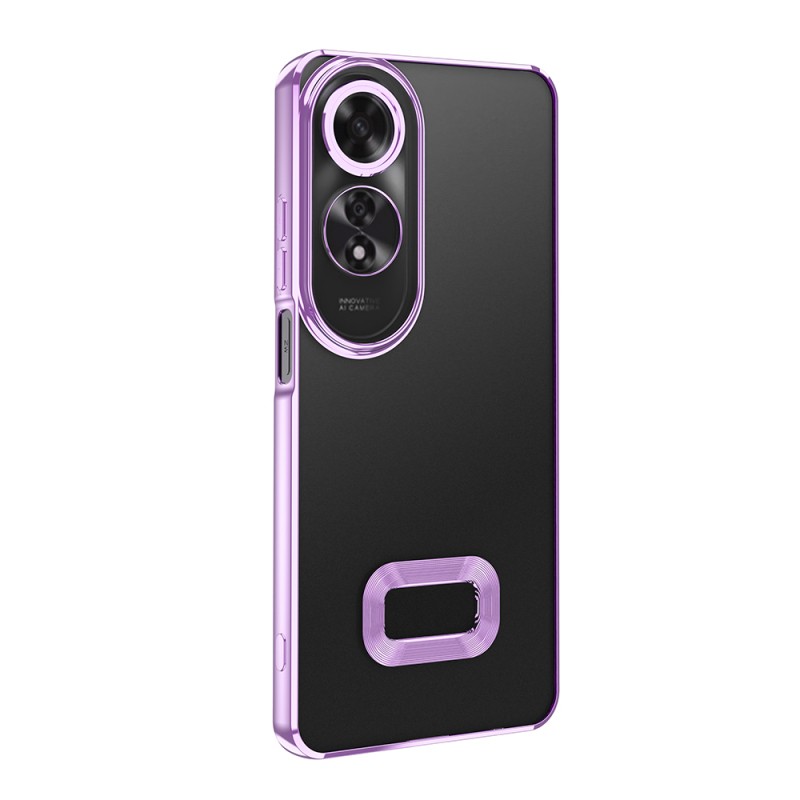Oppo A60 Case Camera Protection Zore Omega Cover Showing Logo - 9