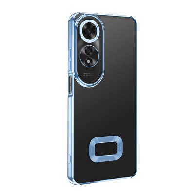 Oppo A60 Case Camera Protection Zore Omega Cover Showing Logo - 11