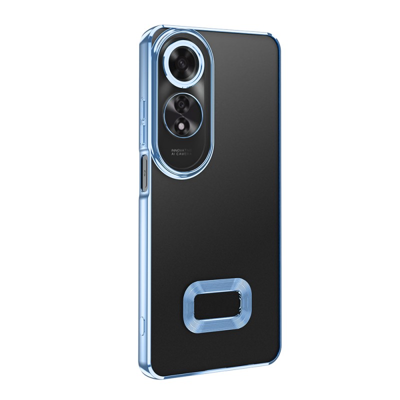 Oppo A60 Case Camera Protection Zore Omega Cover Showing Logo - 11