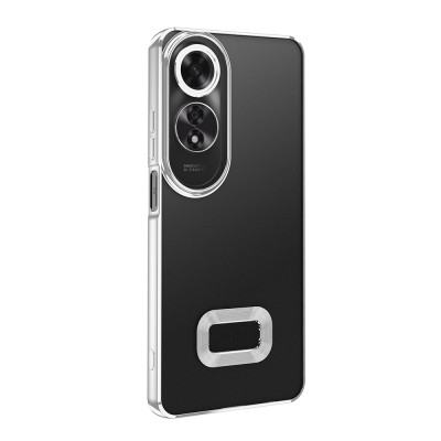 Oppo A60 Case Camera Protection Zore Omega Cover Showing Logo - 12