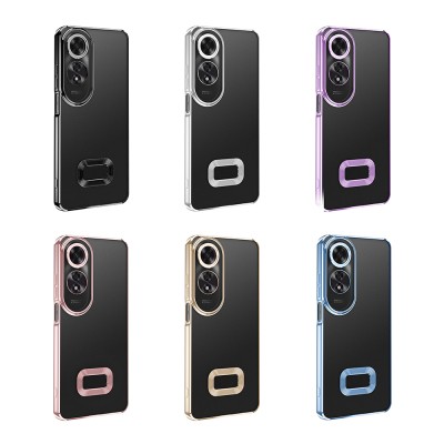 Oppo A60 Case Camera Protection Zore Omega Cover Showing Logo - 20