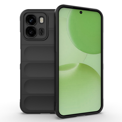 Oppo A6T Kılıf Esnek TPU Oyuklu Arka Yüzey Tasarımlı Zore Etnik Silikon Kapak - Zore