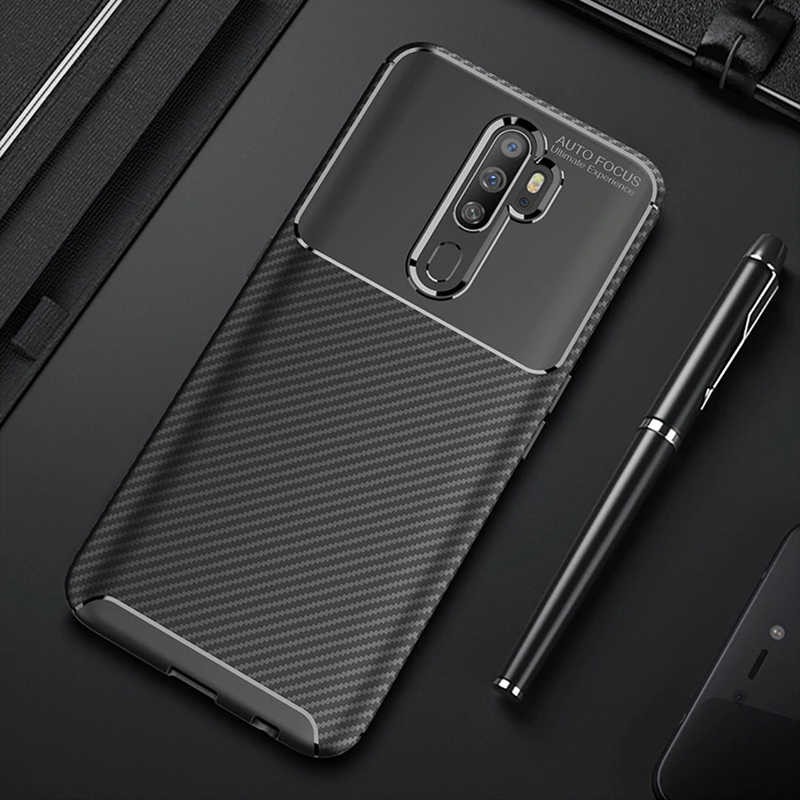 Oppo A9 2020 Kılıf Zore Negro Silikon Kapak - Siyah