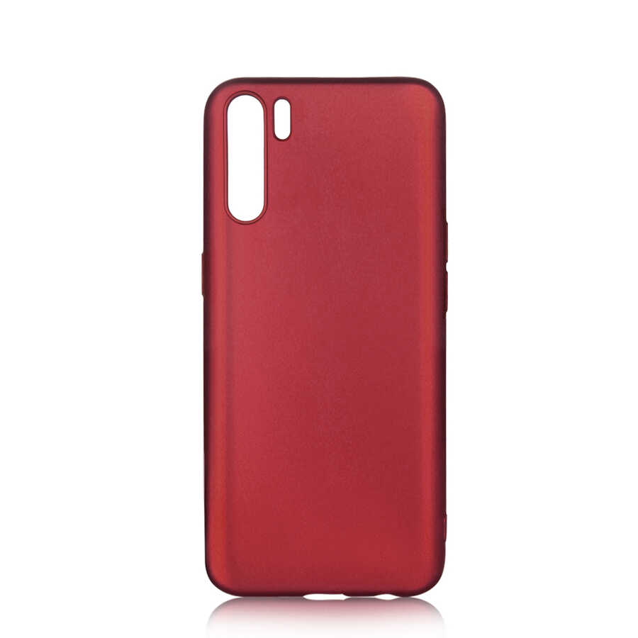 Oppo Reno 3 Kılıf Zore Premier Silikon Kapak - Mürdüm