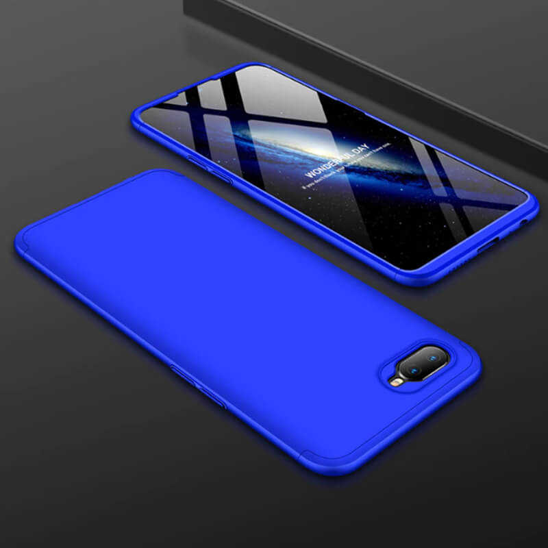 Oppo AX7 Kılıf Zore Ays Kapak - Mavi