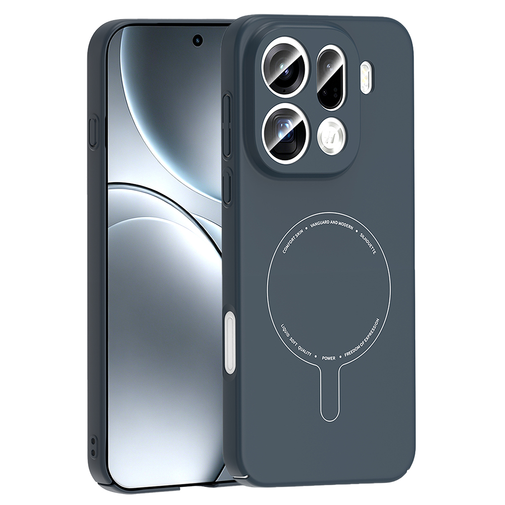 Oppo Find X9 Pro Kılıf M-Safe Şarj Özellikli Kamera Korumalı Zore Elio Sert PC Kapak