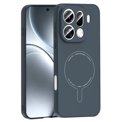 Oppo Find X9 Pro Kılıf M-Safe Şarj Özellikli Kamera Korumalı Zore Elio Sert PC Kapak - 2