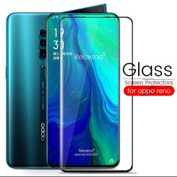 Oppo Reno 10X Zoom Zore Kenarları Kırılmaya Dayanıklı Cam Ekran Koruyucu - Zore
