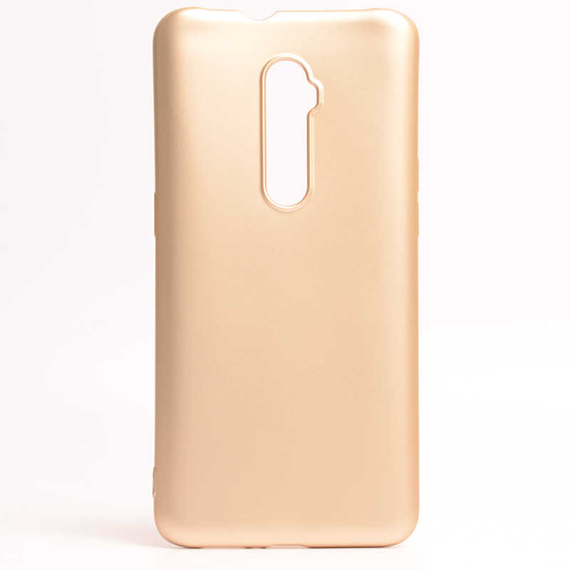 Oppo Reno 10X Zoom Kılıf Zore Premier Silikon Kapak - Gold