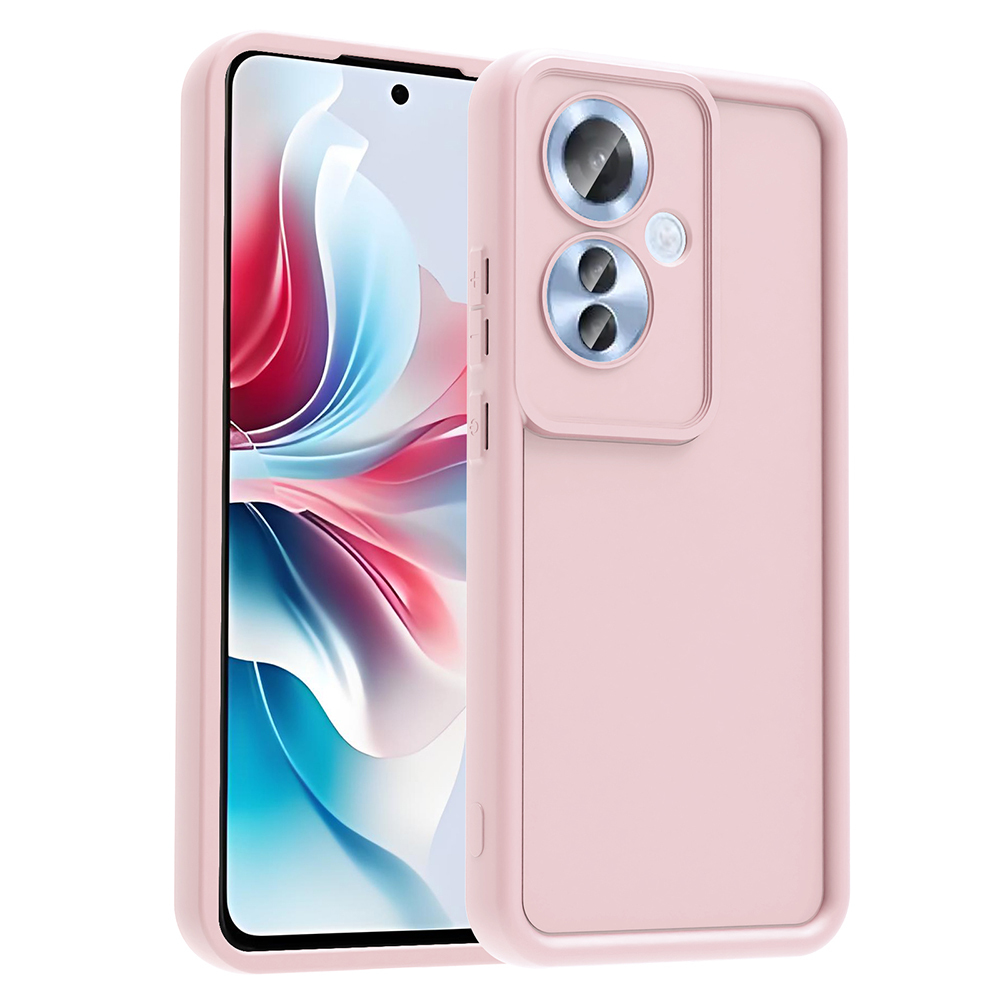 Reno 11F Kılıf Kamera Korumalı NXXA Ananas Kapak - Pembe