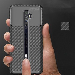 Oppo Reno 2Z Kılıf Zore Negro Silikon Kapak - 3