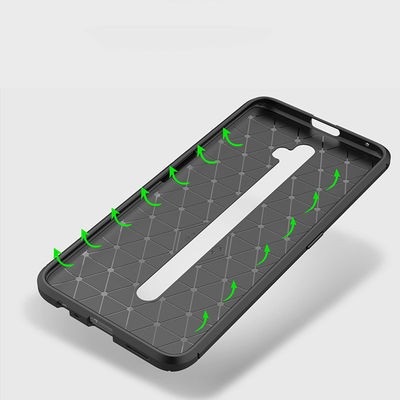 Oppo Reno 2Z Kılıf Zore Negro Silikon Kapak - 5
