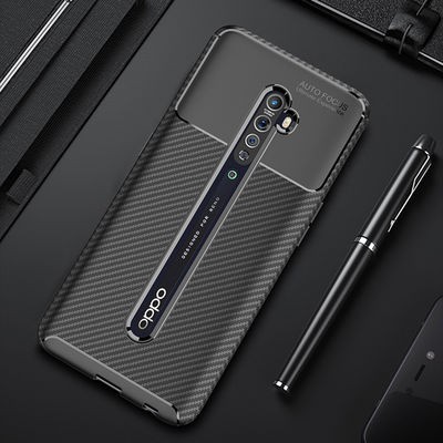 Oppo Reno 2Z Kılıf Zore Negro Silikon Kapak - 7