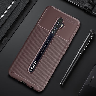 Oppo Reno 2Z Kılıf Zore Negro Silikon Kapak - 9