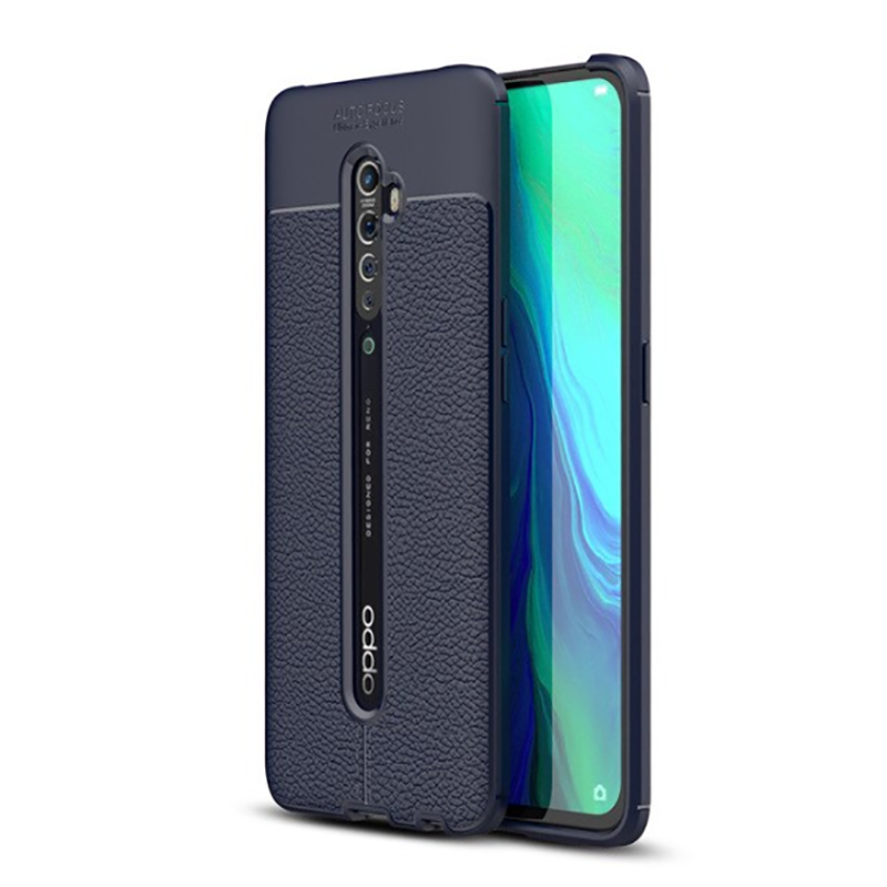 Oppo Reno 2Z Kılıf Zore Niss Silikon Kapak - Lacivert