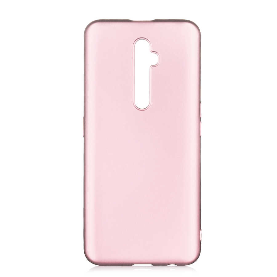 Oppo Reno 2Z Kılıf Zore Premier Silikon Kapak - Rose Gold
