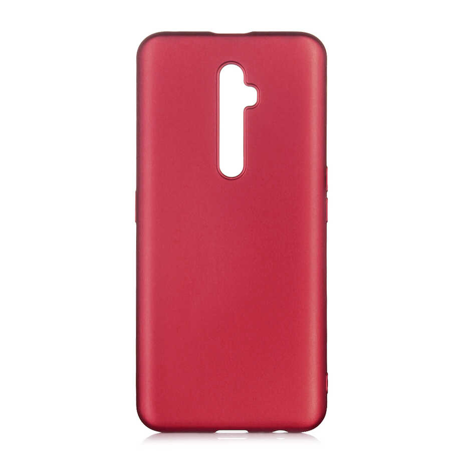 Oppo Reno 2Z Kılıf Zore Premier Silikon Kapak - Mürdüm